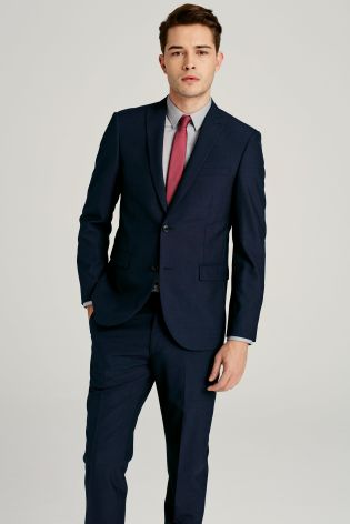 Wool Blend Machine Washable Suit: Trousers
